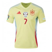 Maglie da calcio Spagna Alvaro Morata #7 Seconda Maglia Europei 2024 Manica Corta